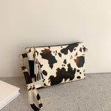 Paziye Leopard Personalized Clutch Bag