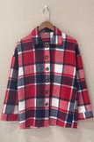 Plaid Flannel Shacket Jacket Women