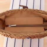 Paziye Handmade Woven Straw Crossbody Bag