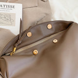 Crossbody Bags for Women Large Capacity Luxury Handbags Solid Soft Shoulder Bags Female Casual Travel Bag Vintage