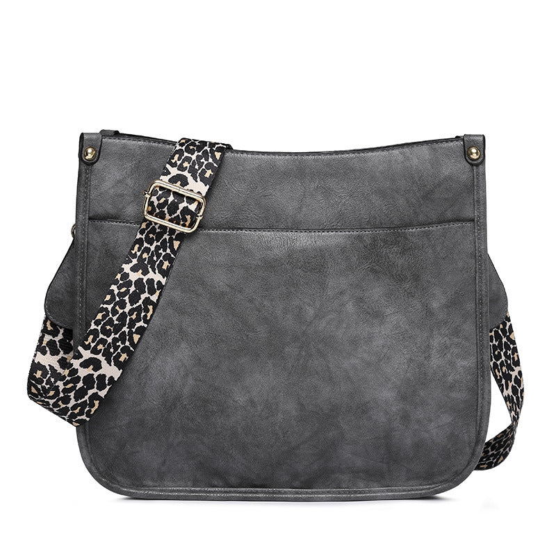Paziye Leopard Strap Crossbody Bag