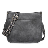Paziye Leopard Strap Crossbody Bag