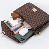 Paziye Check Print Ladies Crossbody Bag